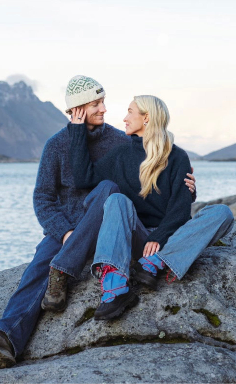 Haga chunky unisex genser