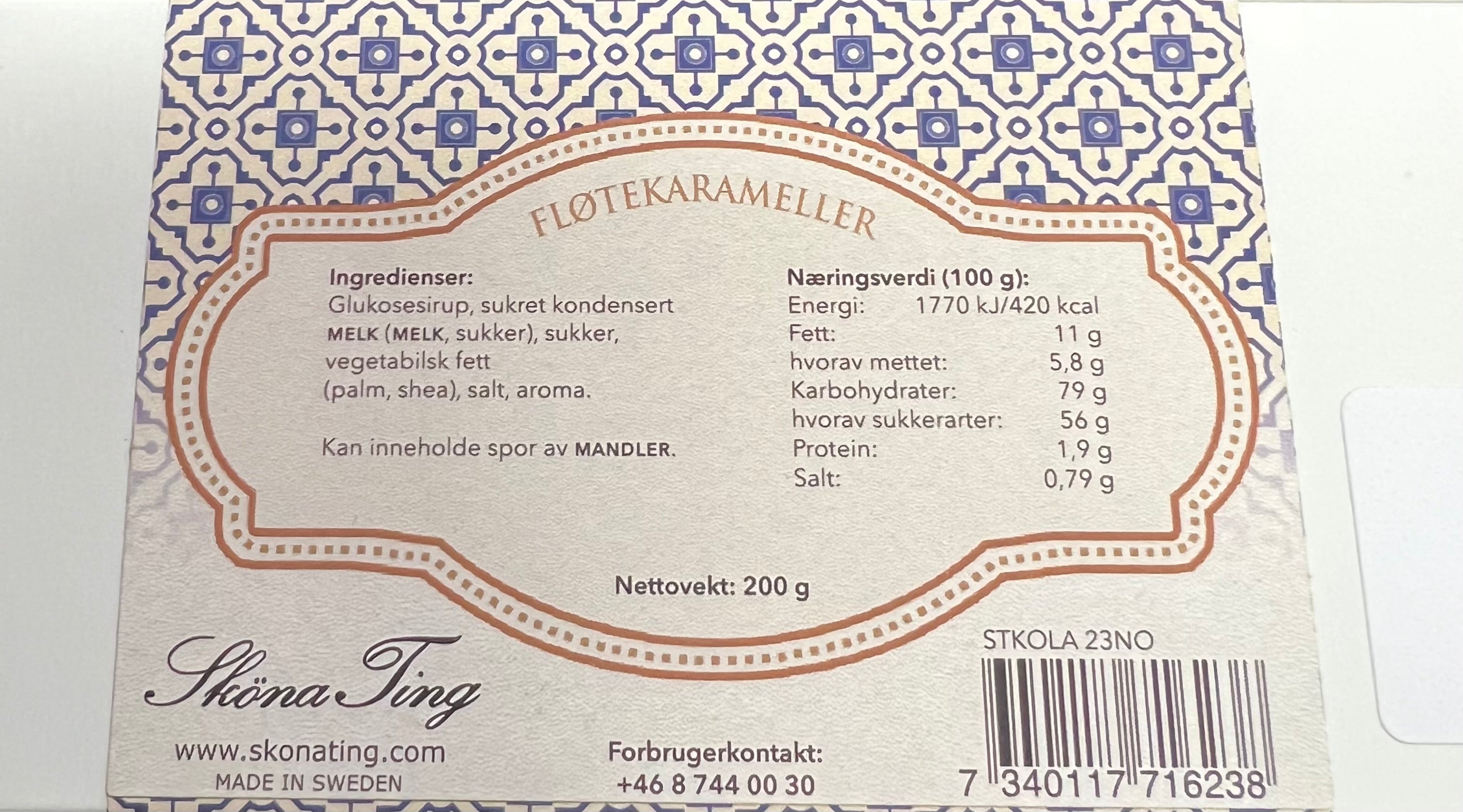 Fløte karameller